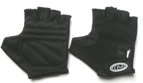 Rękawiczki rowerowe siatka - czarne XS